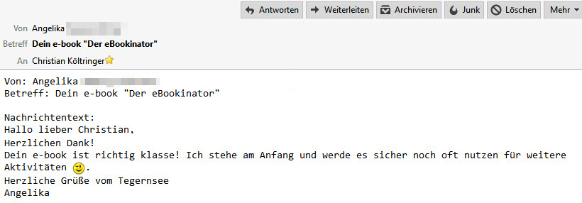 E-Book-schreiben Meinung Angelika